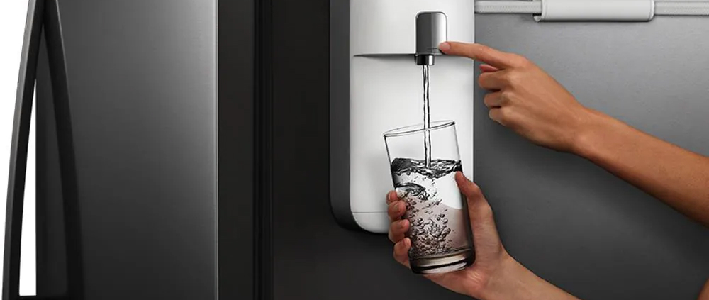fridge water dispenser slow 