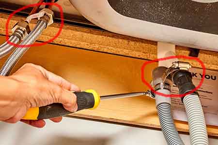 dishwasher not draining